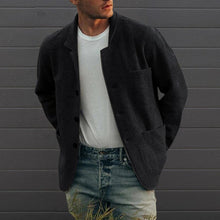 Load image into Gallery viewer, Solid Color Casual Jacket
