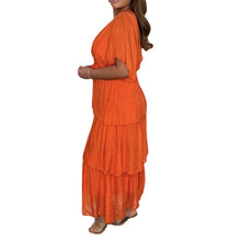 Load image into Gallery viewer, Fashion Solid Color Fly Sleeve Cake Dress
