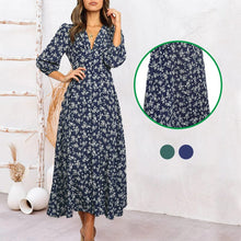 Load image into Gallery viewer, Floral Balloon Sleeve Dress
