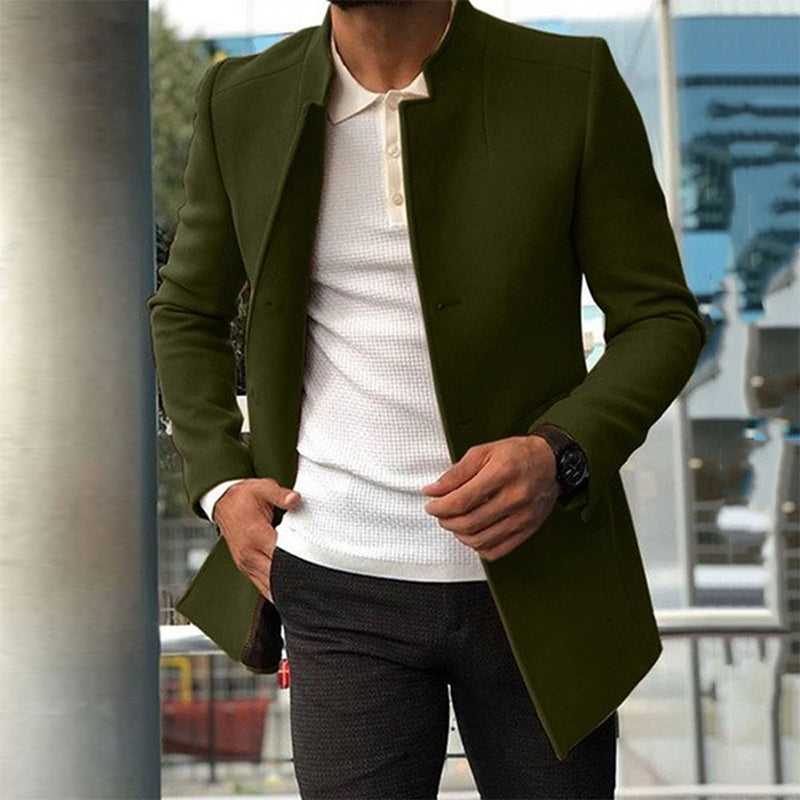 Trendy Solid Tweed Blazer