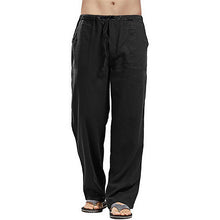 Load image into Gallery viewer, Men&#39;s Linen Large Size Pocket Trousers
