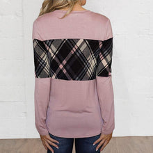 Load image into Gallery viewer, Paneled Color Contrast Long Sleeve T-Shirt
