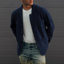 Load image into Gallery viewer, Solid Color Casual Jacket
