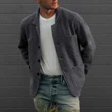Load image into Gallery viewer, Solid Color Casual Jacket
