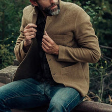Load image into Gallery viewer, Solid Color Casual Jacket
