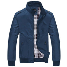 Load image into Gallery viewer, Thin Stand Collar Air Force Bomber Jacket
