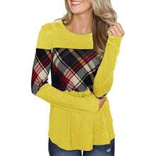 Load image into Gallery viewer, Paneled Color Contrast Long Sleeve T-Shirt
