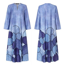 Load image into Gallery viewer, Long Sleeve Crew Neck Swing Dress
