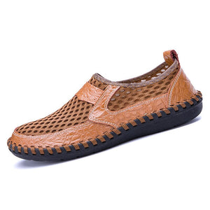 Summer Crocodile Patttern Breathable Mesh Shoes