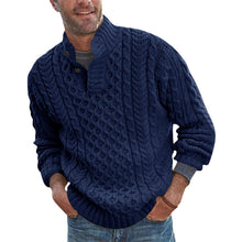 Load image into Gallery viewer, Solid Color Half Turtleneck Knit Sweater
