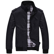 Load image into Gallery viewer, Thin Stand Collar Air Force Bomber Jacket
