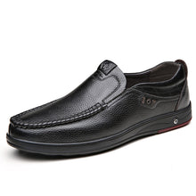 Load image into Gallery viewer, Men&#39;s Leather Soft Insole Casual Business Slippers
