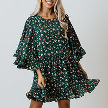 Load image into Gallery viewer, Printed Doll Sleeve Dress
