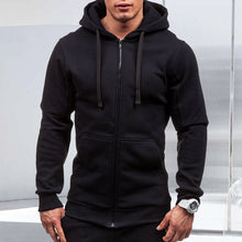 Load image into Gallery viewer, Zip Solid Hoodie
