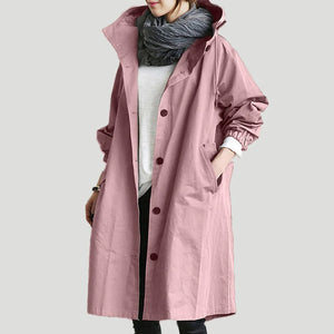 Temperament Waist Long Sleeve Coat