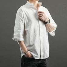 Load image into Gallery viewer, Solid Color Loose Casual Men&#39;s Shirt
