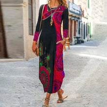 Load image into Gallery viewer, Ethnic Print Long Sleeve Dress
