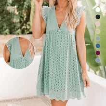 Load image into Gallery viewer, California Lace Dress Romper
