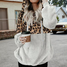 Load image into Gallery viewer, Leopard Print Pullover Sweatshirt
