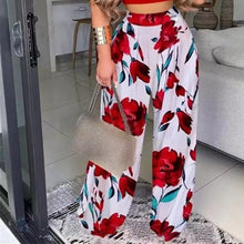 Load image into Gallery viewer, Floral Print Track Pants
