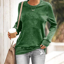 Load image into Gallery viewer, Crew Neck Solid Color Sweatshirt
