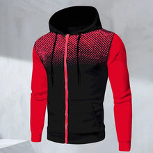 Load image into Gallery viewer, Printed Dot Colorblock Sweatshirt
