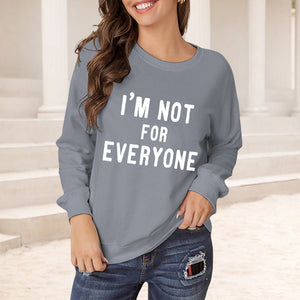 Loose Crew Neck Long Sleeve T-Shirt