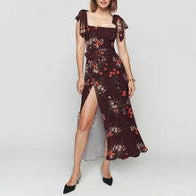 Load image into Gallery viewer, Sling Slit Floral Dress
