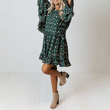 Load image into Gallery viewer, Printed Doll Sleeve Dress
