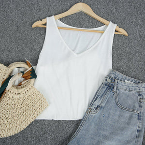 Cotton Sleeveless Casual Simple Vest