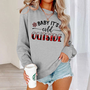 Baby It's Cold Track Sweatshirt