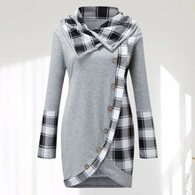 Load image into Gallery viewer, Vintage Plaid Patchwork Dress
