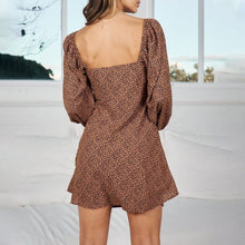 Load image into Gallery viewer, Long Sleeve Leopard Print Dress
