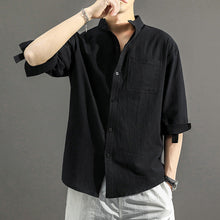 Load image into Gallery viewer, Solid Color Loose Casual Men&#39;s Shirt
