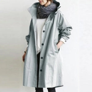 Temperament Waist Long Sleeve Coat