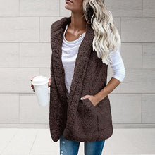 Load image into Gallery viewer, Plush Vest with Hooded Pockets
