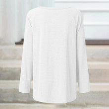 Load image into Gallery viewer, Round Neck Long Sleeve Oversized T-Shirt
