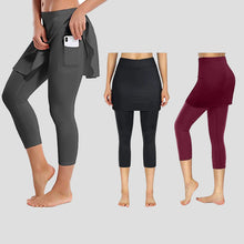 Load image into Gallery viewer, Fake Two-Piece Yoga Culottes

