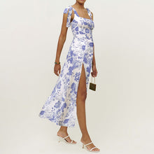 Load image into Gallery viewer, Sling Slit Floral Dress
