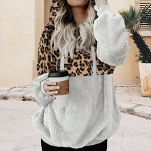Load image into Gallery viewer, Leopard Print Pullover Sweatshirt
