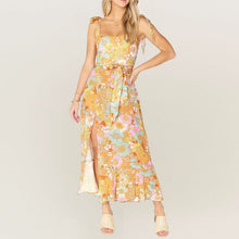 Load image into Gallery viewer, Sling Slit Floral Dress
