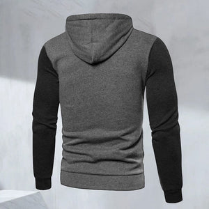 Printed Dot Colorblock Sweatshirt