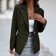 Load image into Gallery viewer, Solid Color One Button Suit

