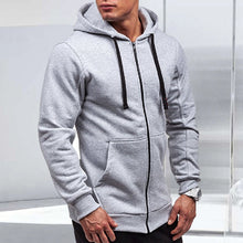 Load image into Gallery viewer, Zip Solid Hoodie
