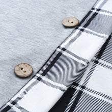 Load image into Gallery viewer, Vintage Plaid Patchwork Dress
