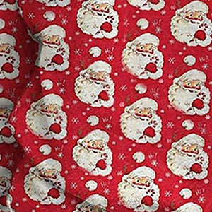 Christmas Print Crewneck Long Sleeved Fleece Sweatshirt