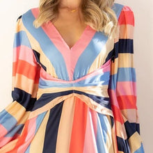 Load image into Gallery viewer, Paneled Striped Dress
