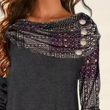 Load image into Gallery viewer, Buttoned Loose Panels T-shirt
