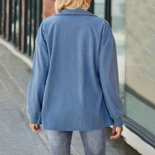Load image into Gallery viewer, Buttoned Long Sleeve Check Jacket
