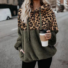 Load image into Gallery viewer, Leopard Print Pullover Sweatshirt
